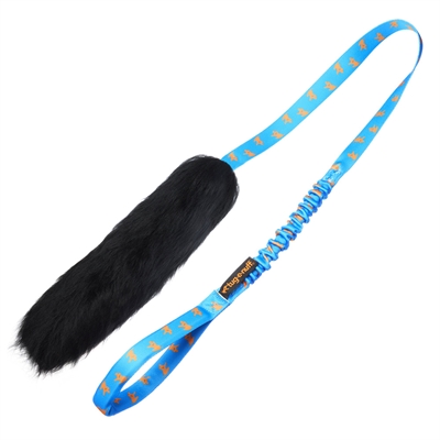 Tug-e-nuff Sheepskin Bungee Chaser Blå & Orange